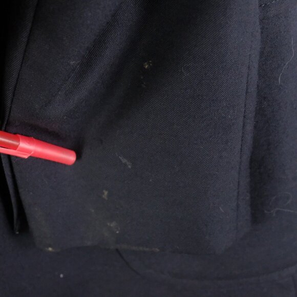 Chaps Ralph Lauren Blazer Mens 42L Tall Navy Blue Gold Button Vented Vintage - Picture 16 of 16